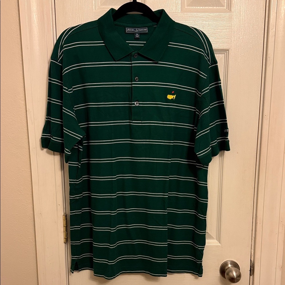 Masters Collection 100% Cotton Polo Shirt with Embroidered Logo - Men's #623